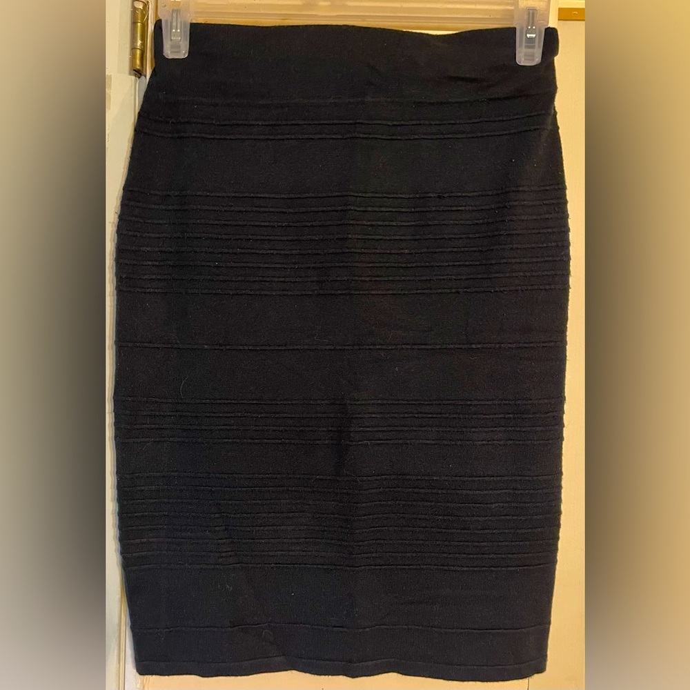 Women’s Black Bodycon Sweater Skirt